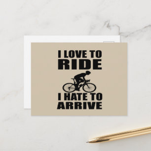 Mountain Bike Humor - Cykelcitat - Rolig cykling Vykort
