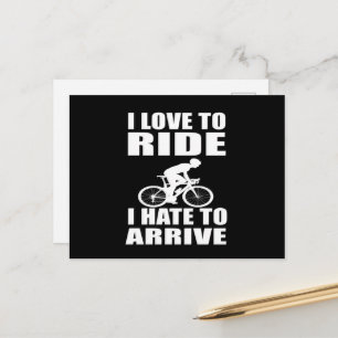 Mountain Bike Humor - Cykelcitat - Rolig cykling Vykort