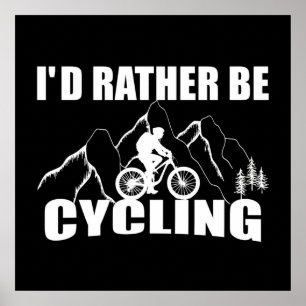 Mountain Bike Humor - Roligt Cykling Poster