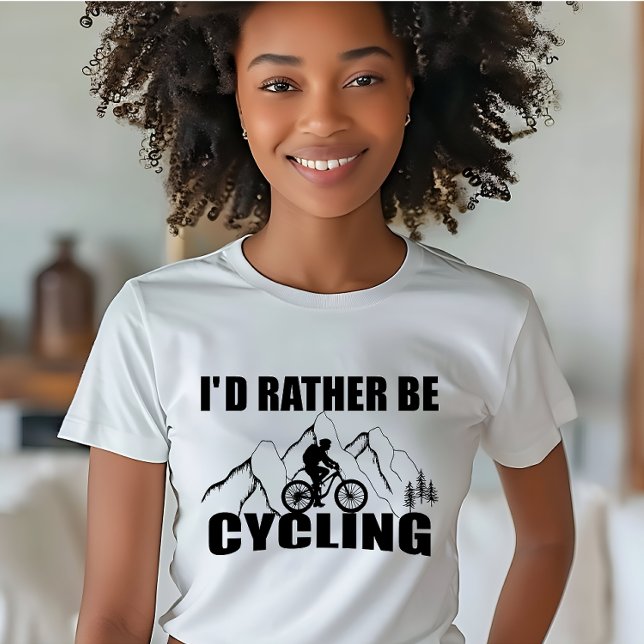 Mountain Bike Humor - Roligt Cykling T Shirt (Skapare uppladdad)