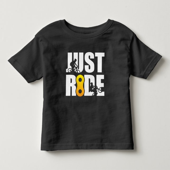 Mountain Bike Just Ride Biking MTB Biker Gift T Shirt (Framsida)