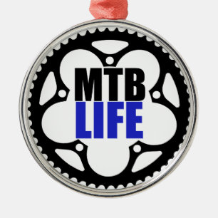 Mountain Bike Life Julgransprydnad Metall