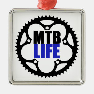 Mountain Bike Life Julgransprydnad Metall