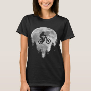 Mountain Bike - Måne MTB Downhill Biking Funny Gif T Shirt