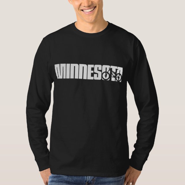 Mountain Bike Minnesota - MN MTB T Shirt (Framsida)