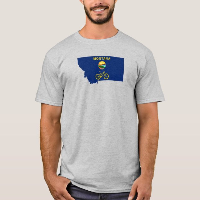 Mountain Bike Montana T Shirt (Framsida)