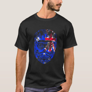 Mountain Bike Motorcle Helmet Australia Flagga T Shirt