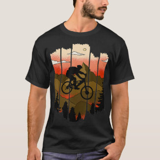Mountain Bike MTB Downhill Vintage Mountainbike Bi T Shirt