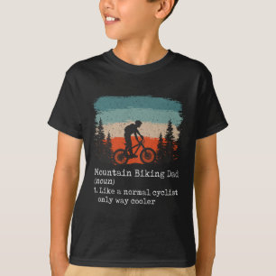 Mountain Bike Pappa Rolig Cyklist, Cykling, Cykel  T Shirt