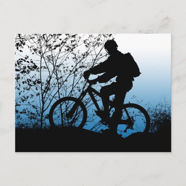 Mountain Bike Postcard Vykort (Framsida)