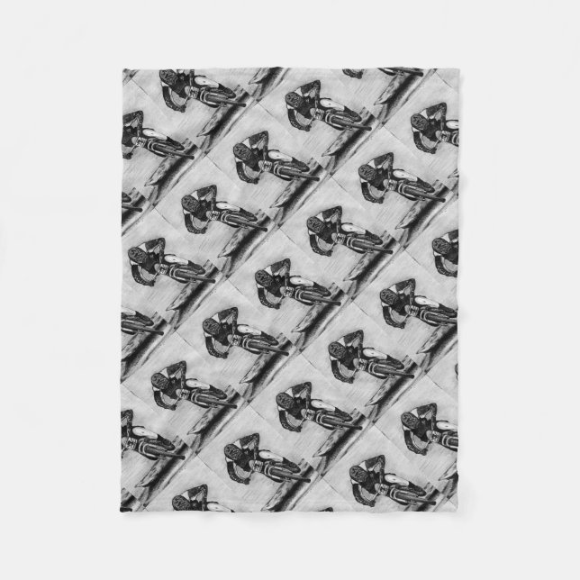 Mountain Bike Ride Fleecefilt (Framsidan)