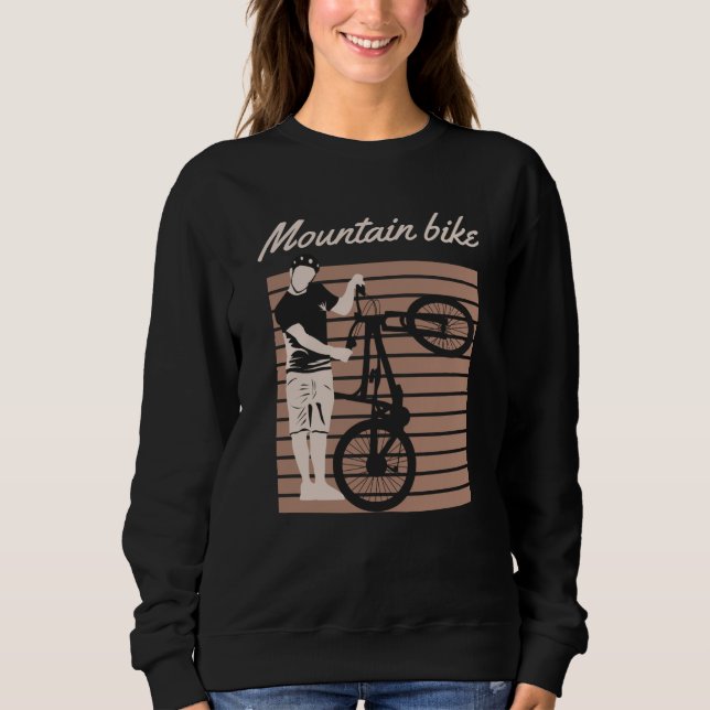 Mountain Bike Rider T Shirt (Framsida)
