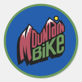 Mountain Bike Runt Klistermärke