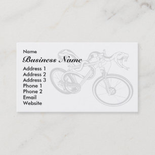 Mountain Bike Sales or Reparair Company Business Visitkort