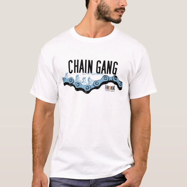 Mountain Bike T Shirt - chain Gang (Framsida)