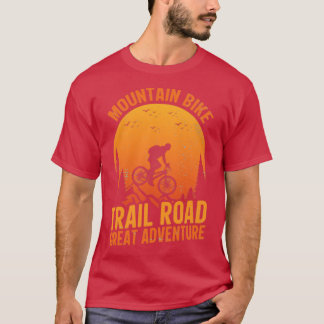 Mountain Bike Trail Road Underbara Äventyr T Shirt