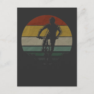 Mountain Bike Vintage Bicycle Vykort