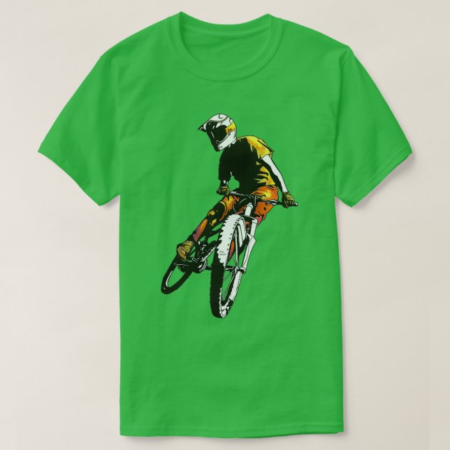 Mountain Biker v T Shirt (Design framsida)