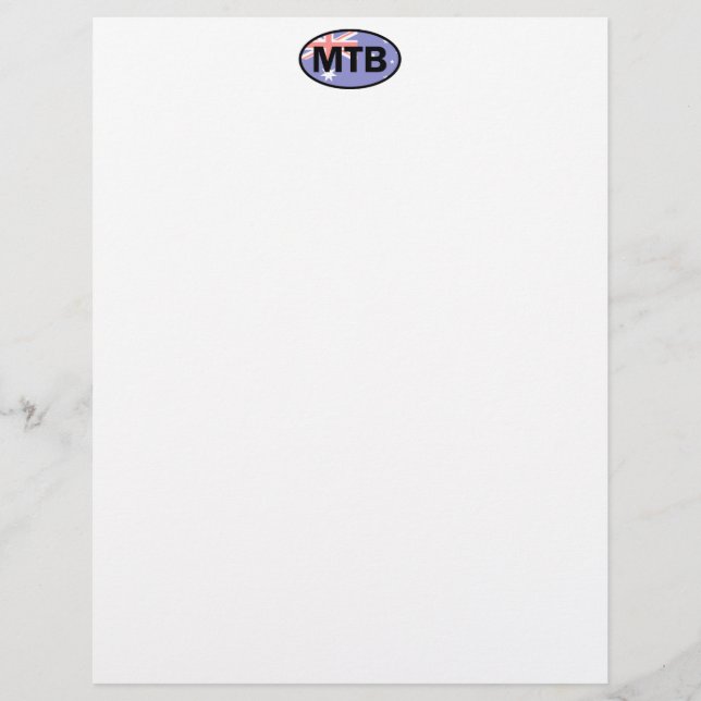 Mountain Biking Australia Flagga (Framsida)