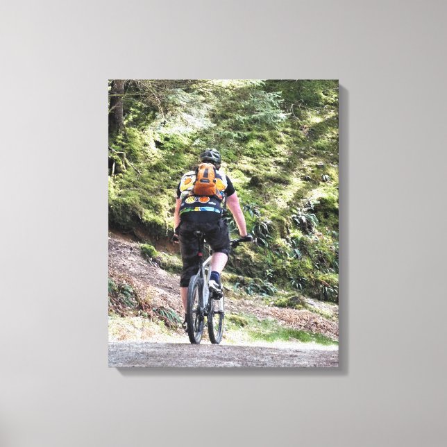 MOUNTAIN BIKING CANVASTRYCK (Framsida)