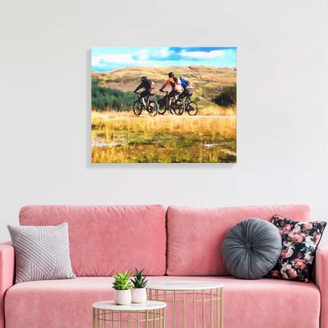MOUNTAIN BIKING CANVASTRYCK (Insitu (Vardagsrum))