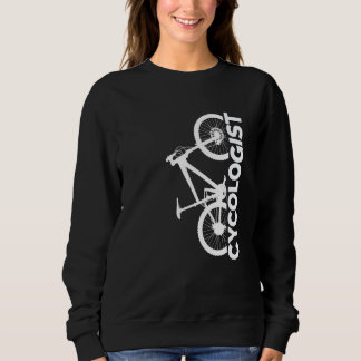 Mountain Biking Cycologist Vertical Graphic T Shirt