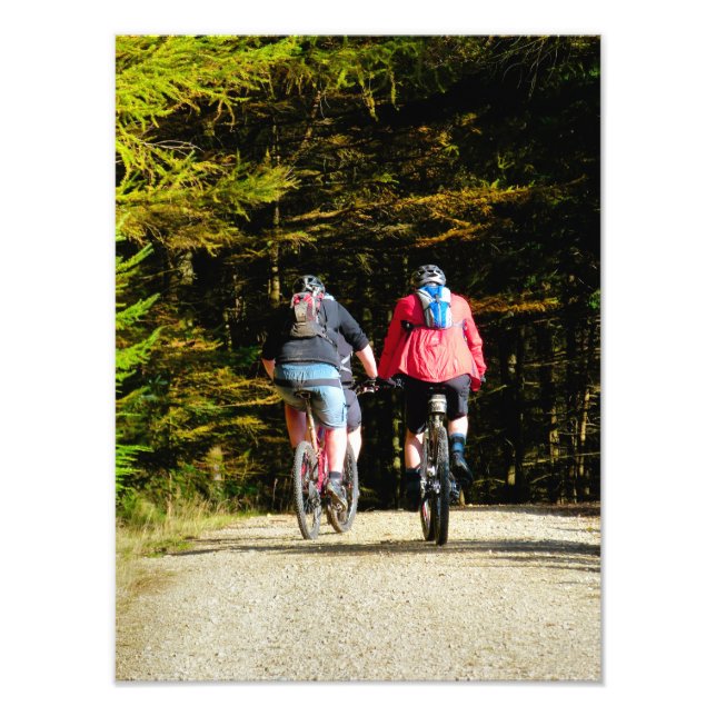 MOUNTAIN BIKING FOTOTRYCK (Framsidan)