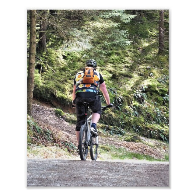MOUNTAIN BIKING FOTOTRYCK (Framsidan)