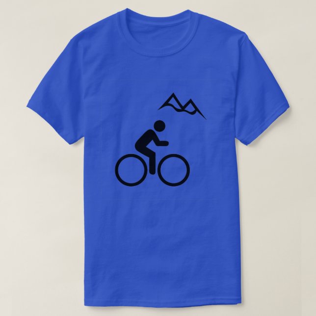 Mountain Biking Icon T Shirt (Design framsida)