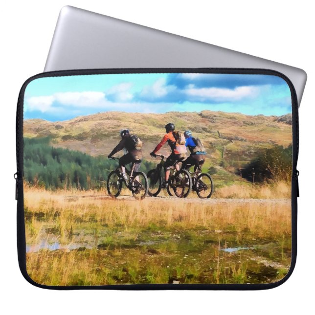 MOUNTAIN BIKING LAPTOP SLEEVE (Framsidan)