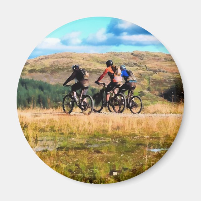 MOUNTAIN BIKING MAGNET (Framsidan)