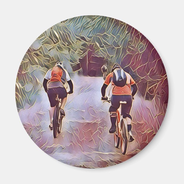 MOUNTAIN BIKING MAGNET (Framsidan)