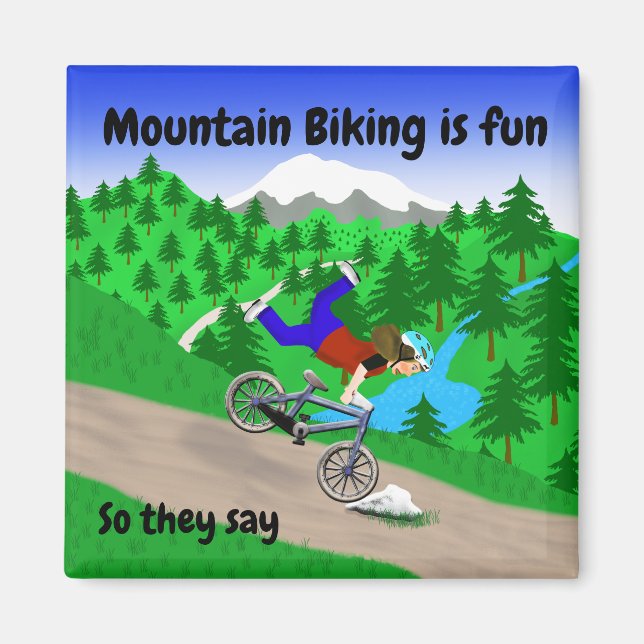 Mountain Biking Magnet (Framsidan)