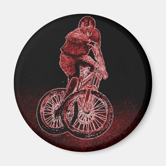 Mountain Biking Magnet (Framsidan)
