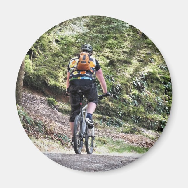 MOUNTAIN BIKING MAGNET (Framsidan)