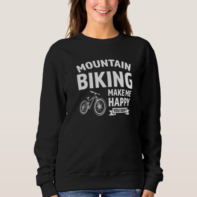 mountain biking make me mountain bike mountain bik t shirt (Framsida)