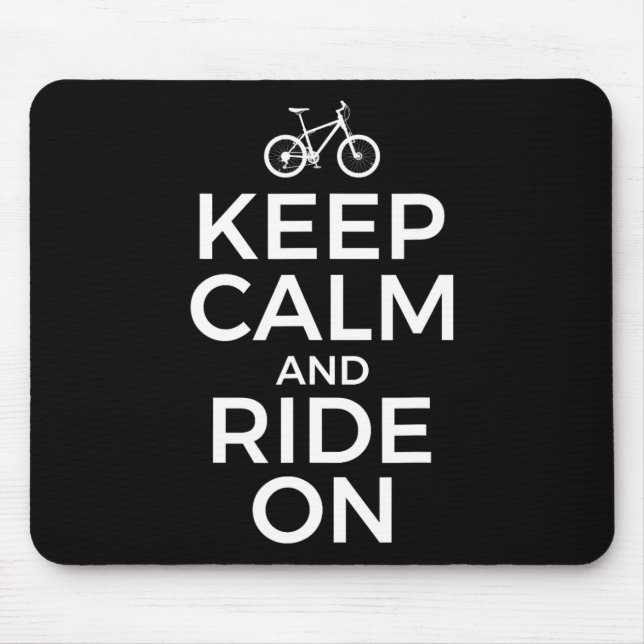 Mountain Biking, Mountain Biker, Keep Calm And Rid Musmatta (Framsidan)