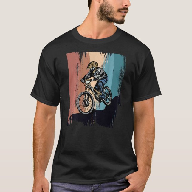 Mountain Biking MTB T Shirt (Framsida)