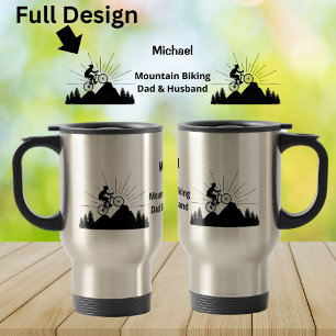 Mountain Biking Pappa och Make Resemugg