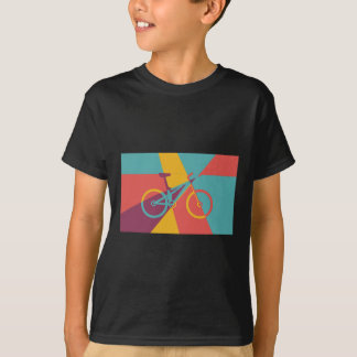 Mountain Biking Pop Art Effect Mtb Fully  T Shirt