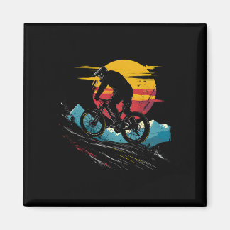 Mountain Biking Portrait Outdoor Sports _1  Magnet