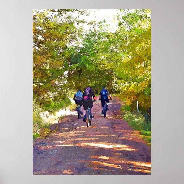 MOUNTAIN BIKING POSTER (Framsidan)