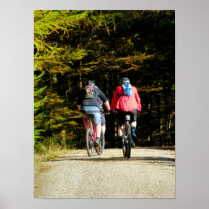 MOUNTAIN BIKING POSTER