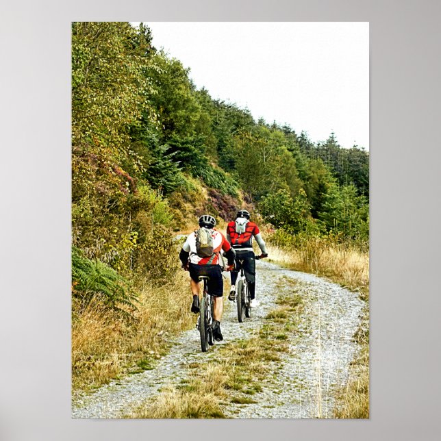 MOUNTAIN BIKING POSTER (Framsidan)