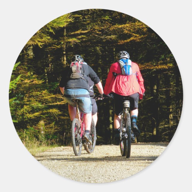 MOUNTAIN BIKING RUNT KLISTERMÄRKE (Framsida)