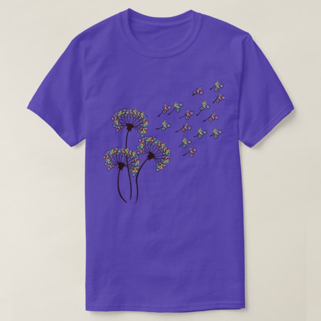 Mountain Biking Shirt Dandelion Mountain Biking Lo T Shirt (Design framsida)