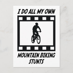 Mountain Biking Stunts Vykort