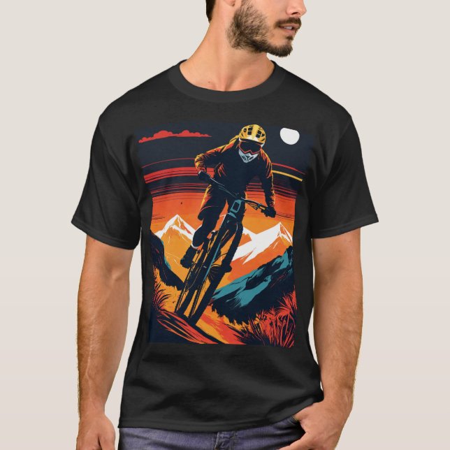 Mountain Biking T Shirt (Framsida)