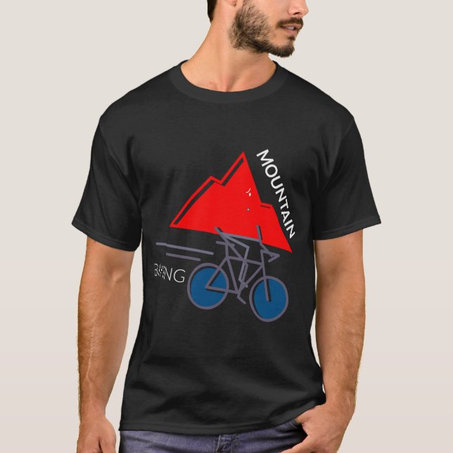 Mountain Biking T-shirt (Framsida)