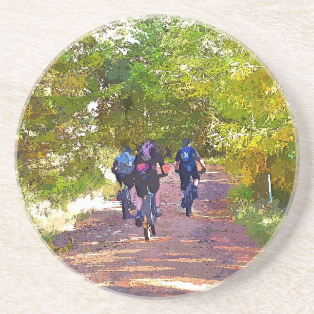 MOUNTAIN BIKING UNDERLÄGG SANDSTEN (Framsidan)